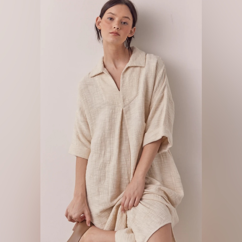 Amente Back sharing midi dress